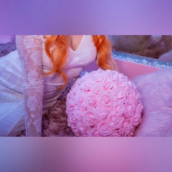 Ark & Co. Long Sleeve Floral Wedding Dress with Train | US Size S - Picture 11 of 13